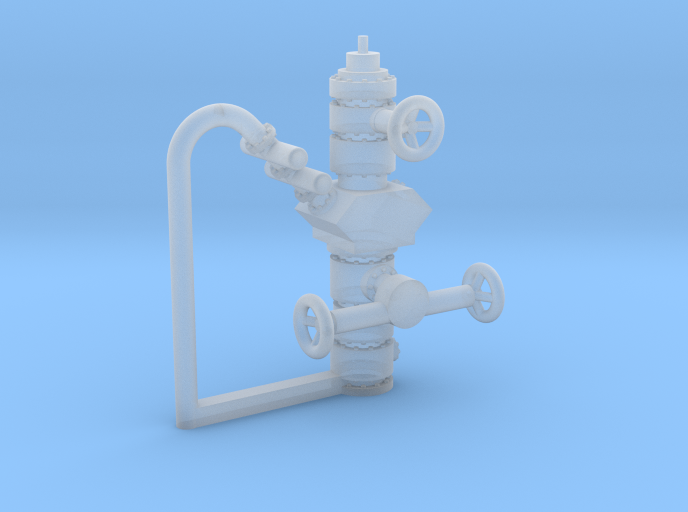 N Scale Wellhead Christmas Tree