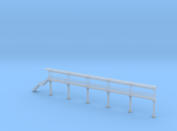 N Scale Tank Car loading Platform 5+stairs (End Section 1)