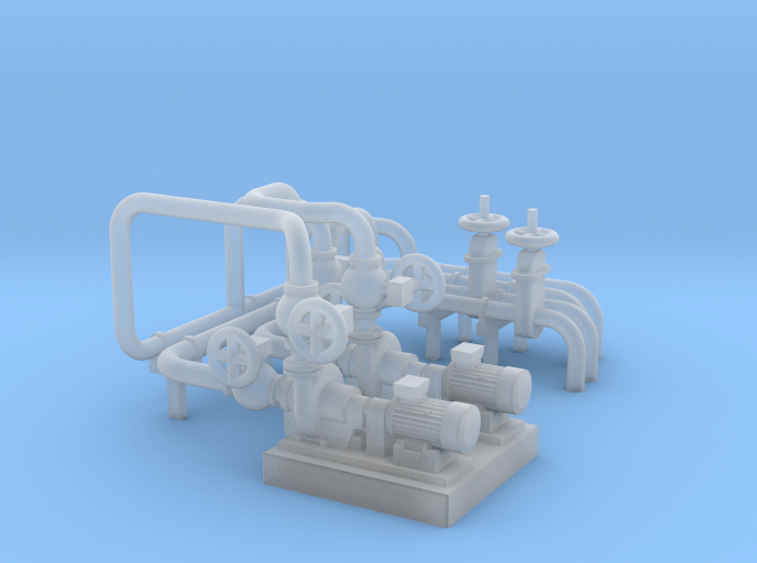 O Scale Pump Unit