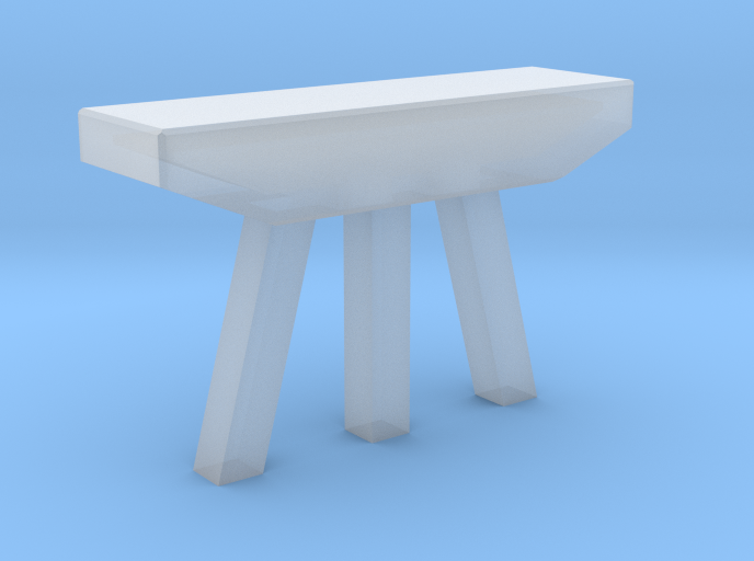 N Scale Bridge Pier (Low) #1