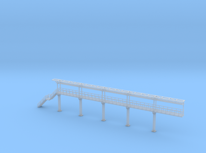 N Scale Tank Car loading Platform 5 End Section 2