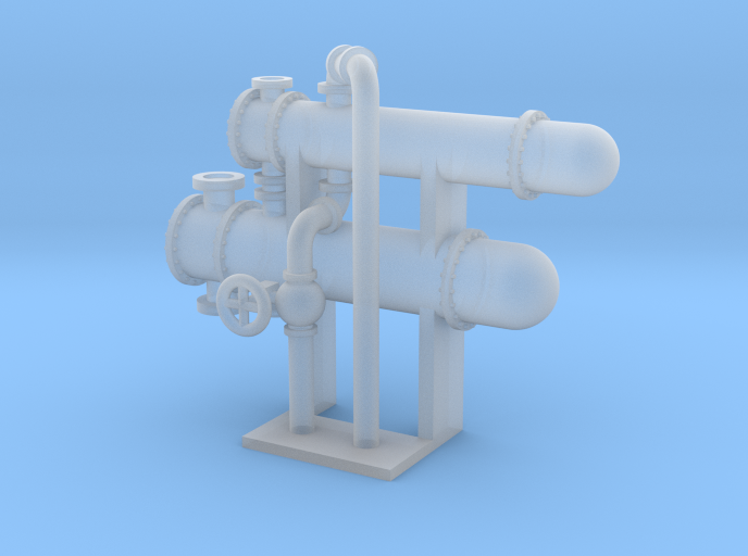 N Scale Heat Exchanger 4 Single