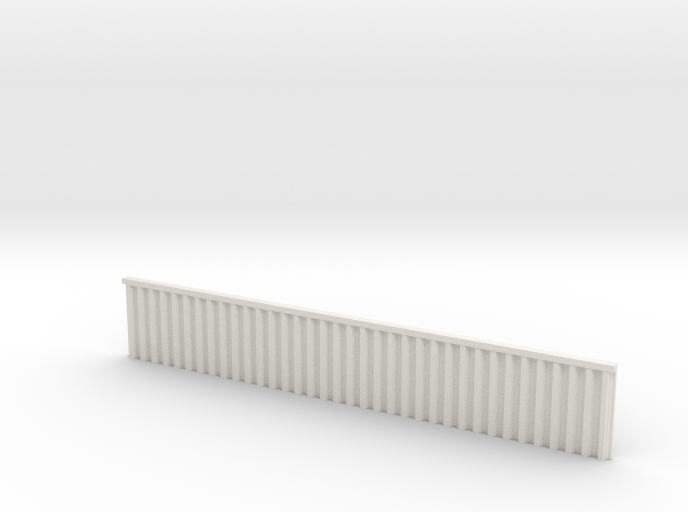 1:285 Quay Wall Sheet Piling H25mm
