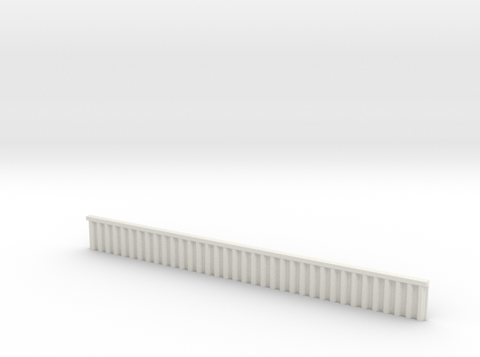 1:285 Quay Wall Sheet Piling H15mm
