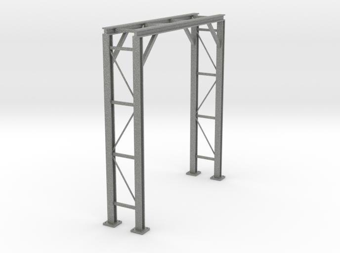 O Scale Pipe Bridge Single Track