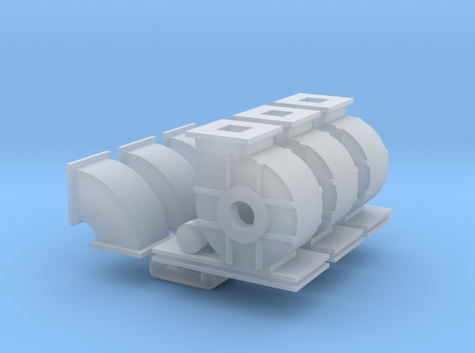 N Scale Blower w Elbow