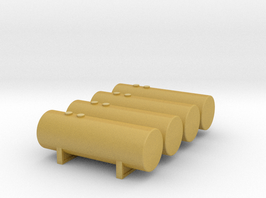 1:400 Fuel Storage Tanks 4pc