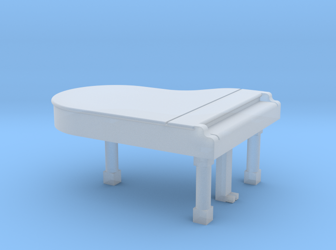 N Scale Grand Piano (Closed)