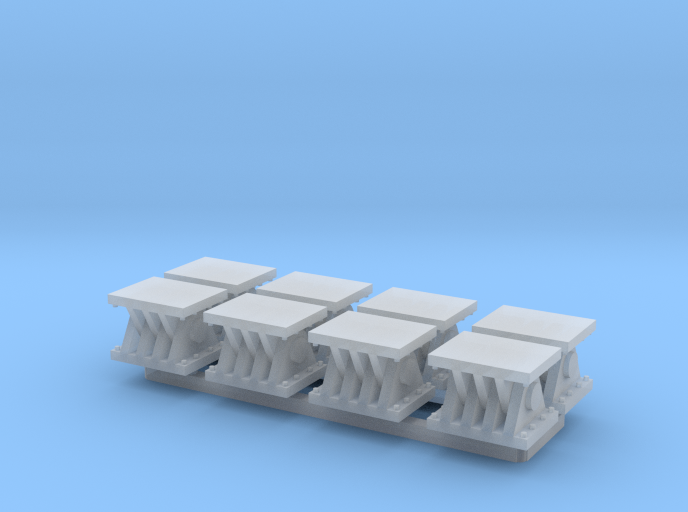 N Scale 8 Bridge Shoes #2