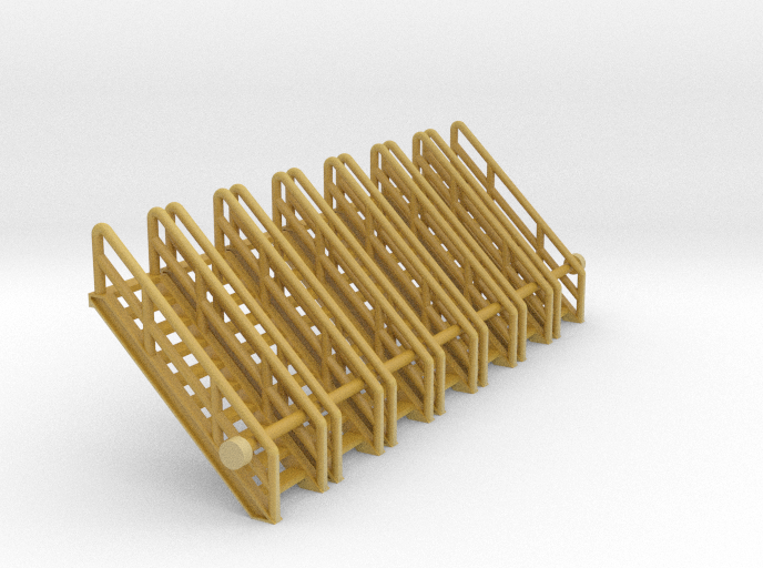 N Scale Stairs 10 (7pc)