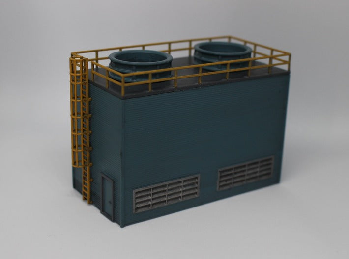 N Scale Large Chiller Part 1 (Walls)