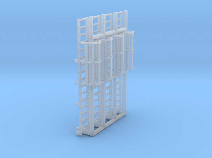 N Scale Cage Ladder 32mm (Platform)