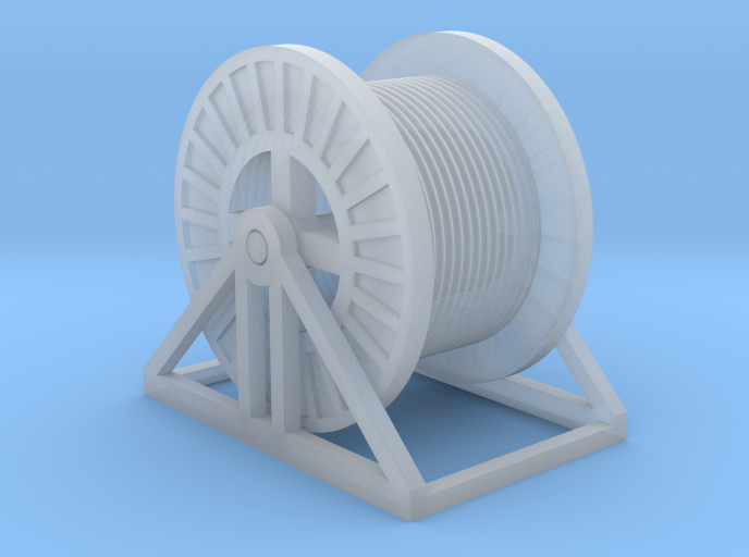 N Scale Steel Cable Reel (Full)