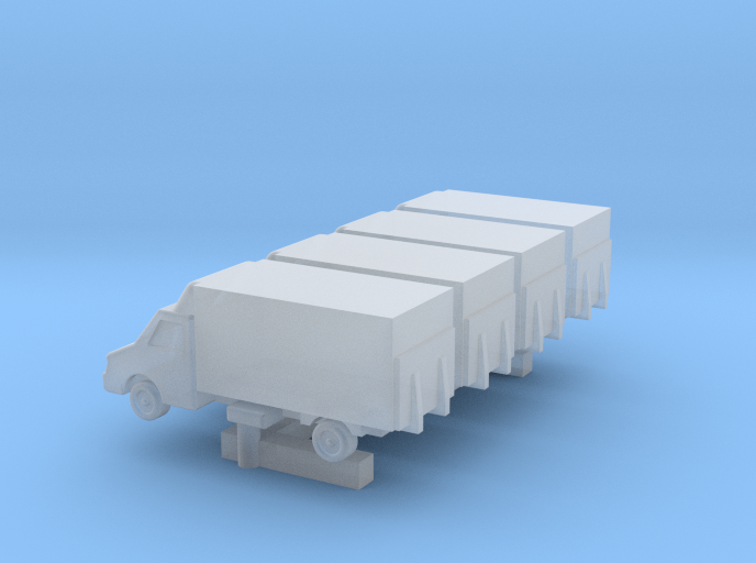 GSE 1:400 Small Cargo Truck 4pc