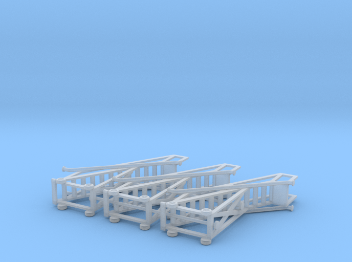 HO Tank Car Stairs 3pc