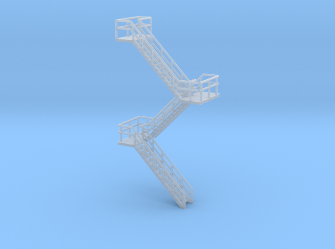 N Scale Staircase H60.4mm