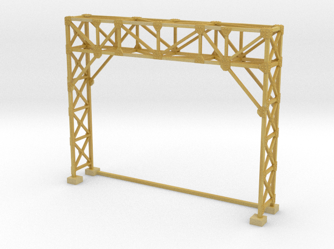 HO Scale Signal Gantry 2 tracks