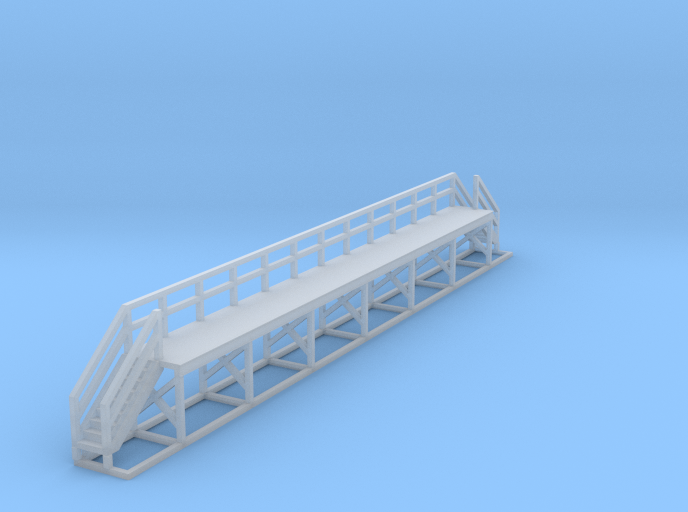 N Scale Train Maintenance Platform Double Stairs