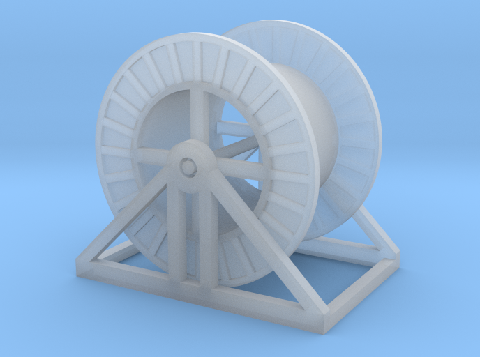 HO Steel Cable Reel (Empty)