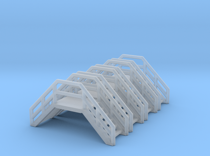 Z Scale Crossover Stairs (4pc)