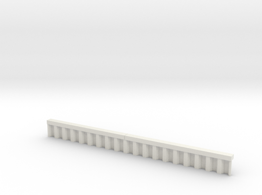 N Scale Sheet Piling Quay Wall H13 L142.5