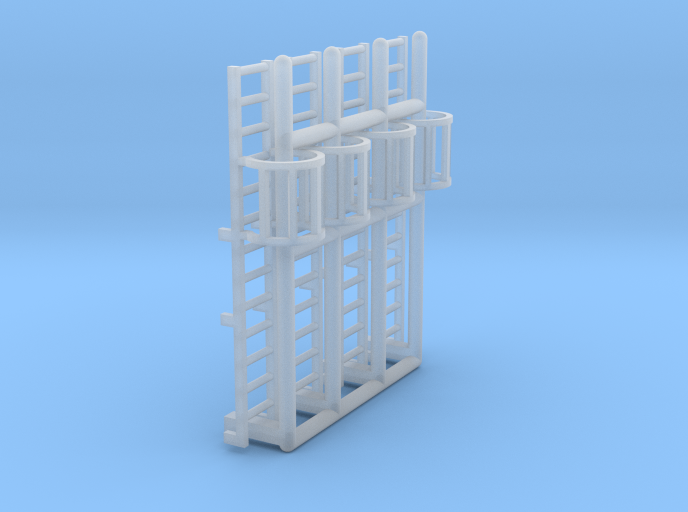 N Scale Cage Ladder 26mm (Platform)