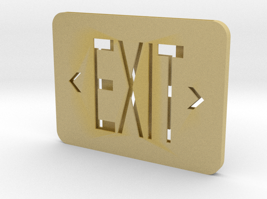 1:12 EXIT sign