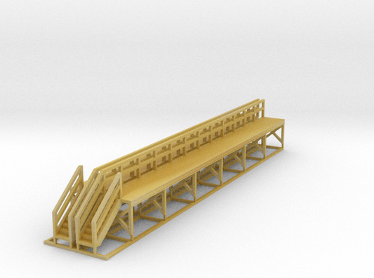 N Scale Train Maintenance Platform DOUBLE LENGTH