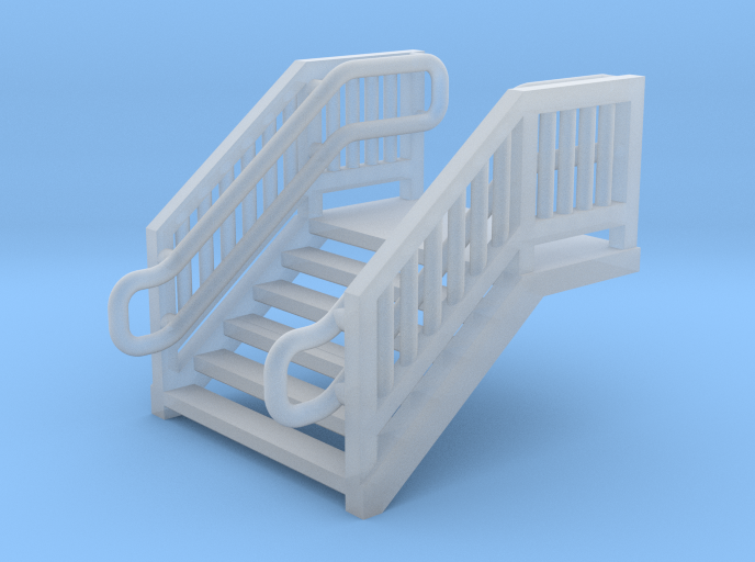 N Scale Steel Station Stairs 7.5mm