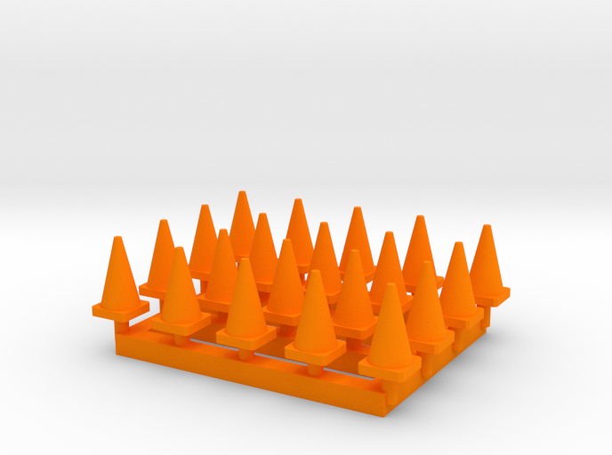 N Scale 20 Traffic Cones