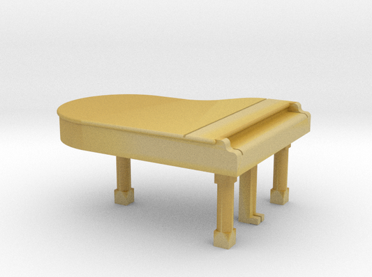 N Scale Grand Piano (Closed)