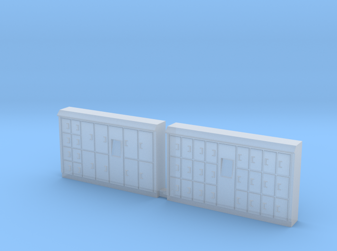 N Scale Bagage Lockers