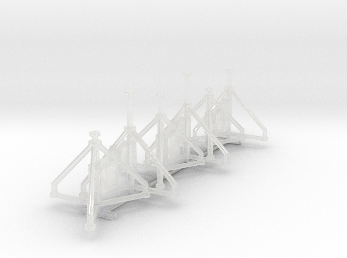 1:144 Aircraft Jacks 6pc