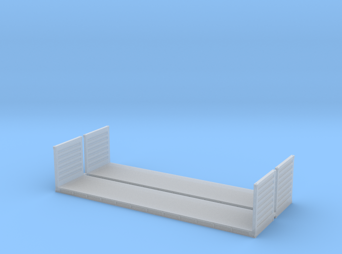 N Scale 40ft Flatrack Container #2 (2pc)