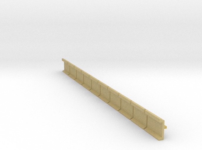 N Scale Platform Wall 10pc