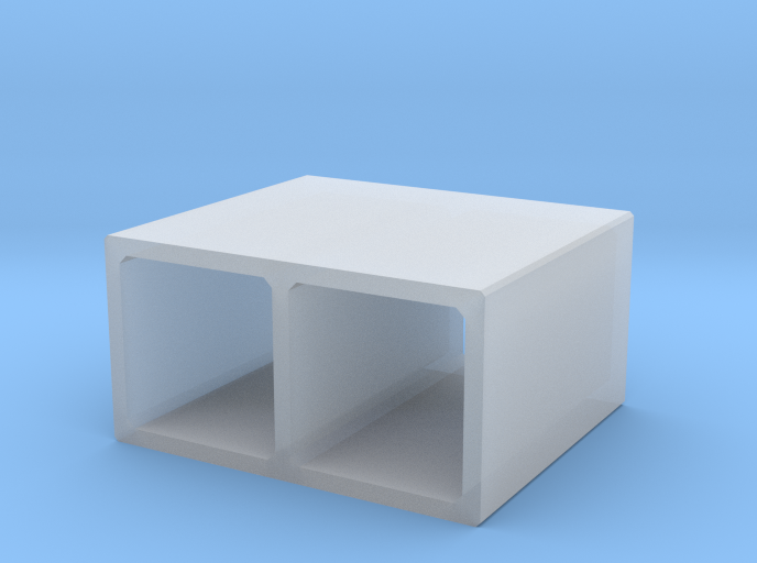 N/H0 Box Culvert Double Tube (size 1)