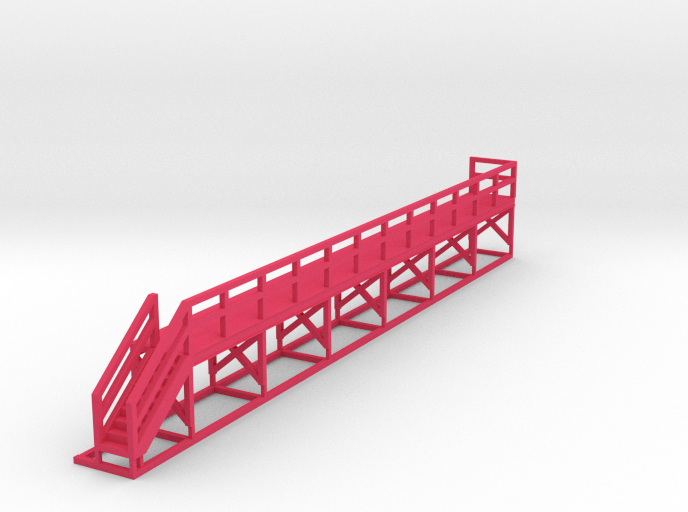 N Scale Train Maintenance Platform SINGLE STAIR RI