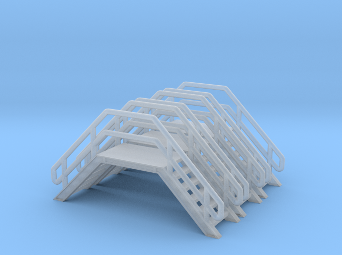 N Scale 3x Crossover Stairs #2