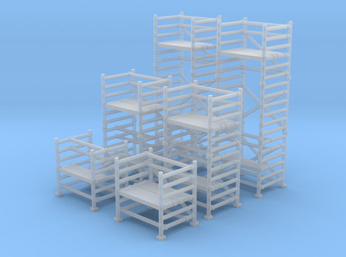 N Scale Scaffolding 6pc