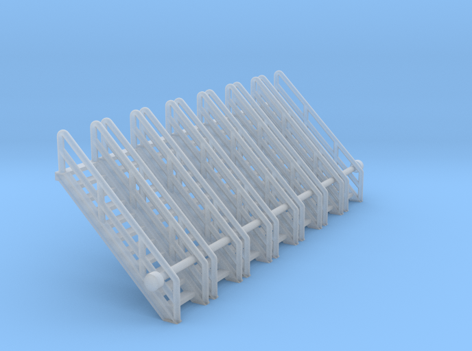 N Scale Stairs 11 (7pc)