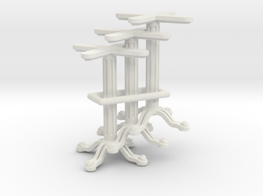 1:12 Bistro Table Leg 3pc