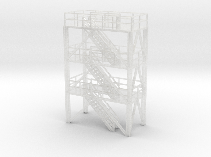 N Scale Refinery Stairs H54