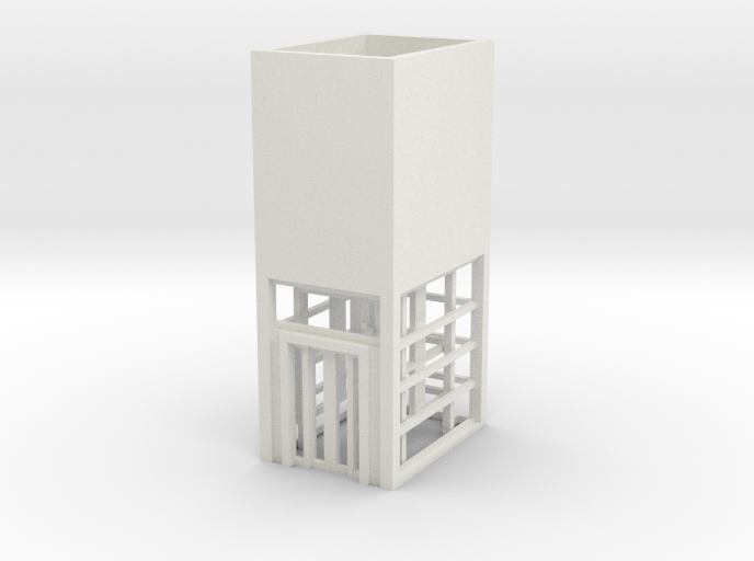 N Scale Station Platform Elevator w cage H47