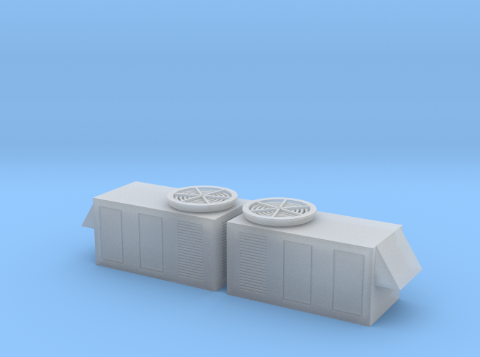 N Scale rooftop HVAC Unit (2pc)