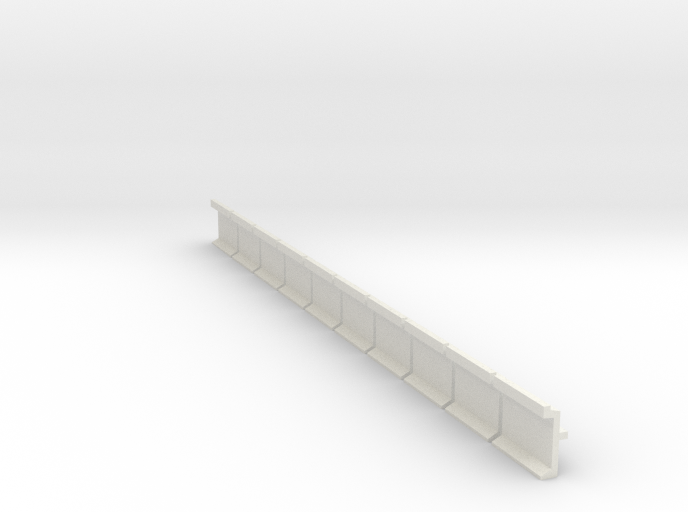 N Scale Platform Wall 10pc