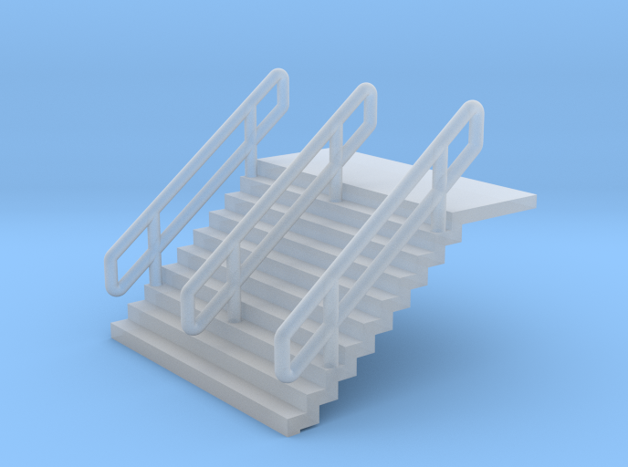 N Scale Stairs H12.5mm + 6mm Platform