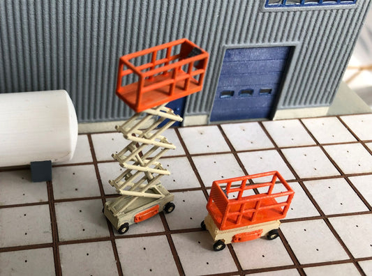 N Scale Scissor Lift 1+2