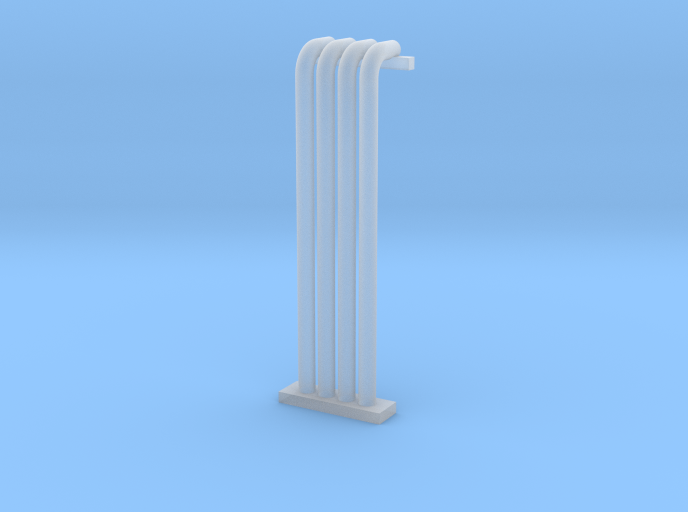 N Scale Pipe Rack Riser From Ground To 28mm