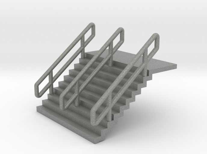 N Scale Stairs H12.5mm + 6mm Platform