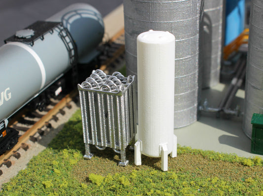 N Scale Cryogenic Vaporizer + Tank 38mm